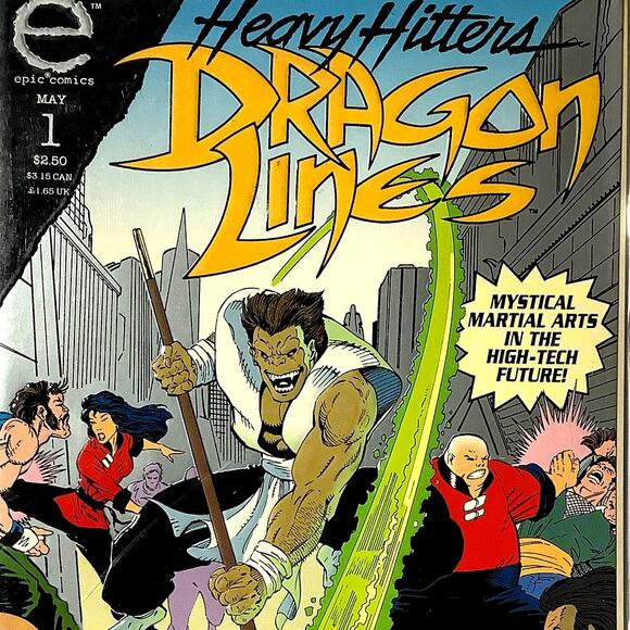 Heavy Hitters Dragon Lines #1, May 1993, Epic Comics,  NM 9.4 - Picture 1 of 4